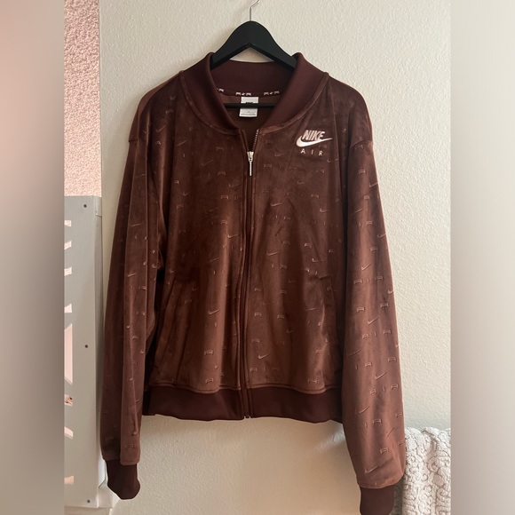 Nike Air velour zip up jacket, women’s 2X/ XXL - Picture 4 of 8